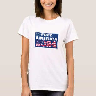 T-shirt Amérique libre (lumière)