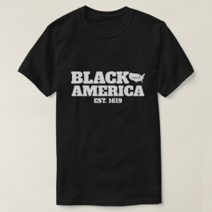 T-shirt Amérique Noire - Chemise MisterP