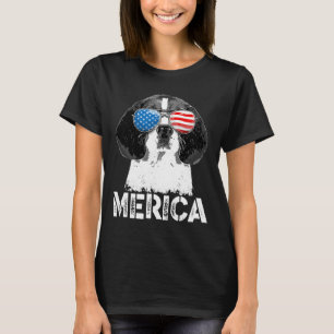 T-shirt Amérique patriotique Beagle de l'Amérique