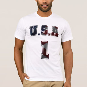T-shirt Amérique patriotique États-Unis numéro 1