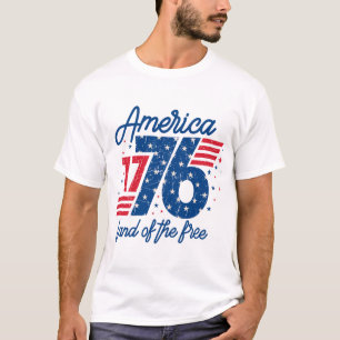 T-shirt Amérique Terre De La Liberté