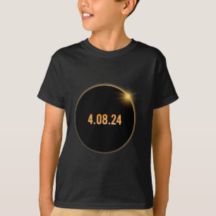 T-shirt Amérique Totalité 04 08 24 Total Éclipse Solaire 2