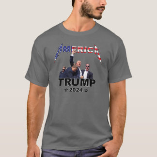 T-shirt Amérique, Trump 2024