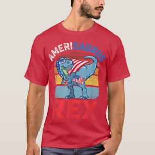 T-shirt Amerisaurus Re drôle 4 juillet TRe Dinosaur USA