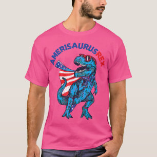 T-shirt Amerisaurus Rex 4 juillet Chemise Dinosaur Amerisa