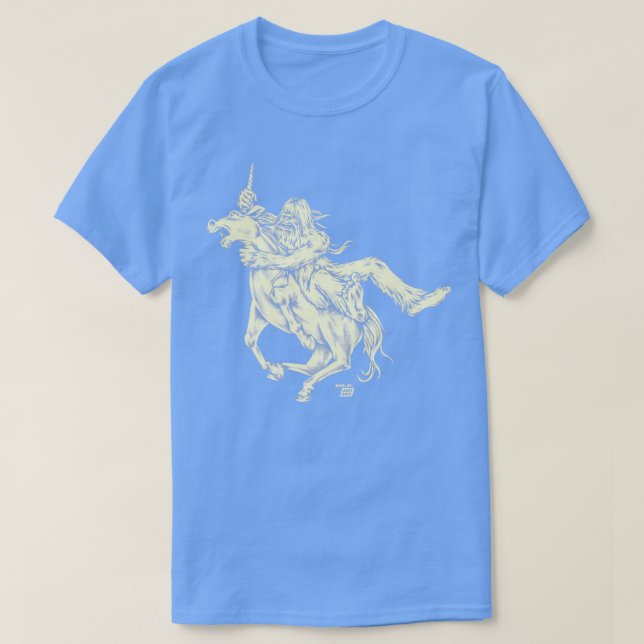 T-shirt Ames Bros Bigfoot vs Unicorn (Design devant)