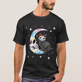 T-shirt Âmes de chats et de lune d'hommes Jour du gouverne