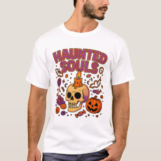T-shirt Ames Hantées Halloween Vêtements Cute Unisex