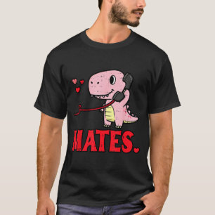 T-shirt Âmes sœurs appariées pour la Saint-Valentin Dinosa