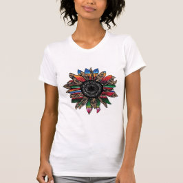 T-shirt Amethyst Raine dessine une chemise de tournesol co