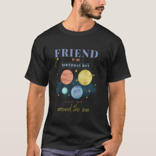 T-shirt Ami 1er Anniversaire Premier Voyage Autour De L'Es