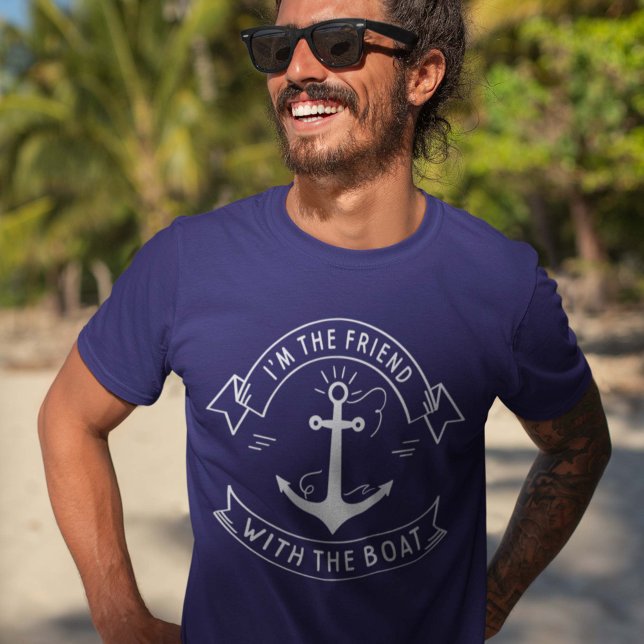 T-shirt Ami Avec Le Bateau (Créateur téléchargé)