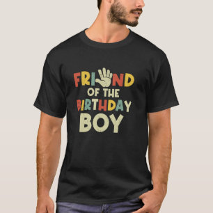 T-shirt Ami De L'Anniversaire Garçon Hi 5 Ans Anniversaire