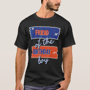 T-shirt Ami De L'Anniversaire Garçon Voyage Thème Correspo