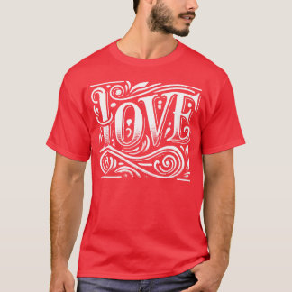 T-shirt Ami de lettrage fait main