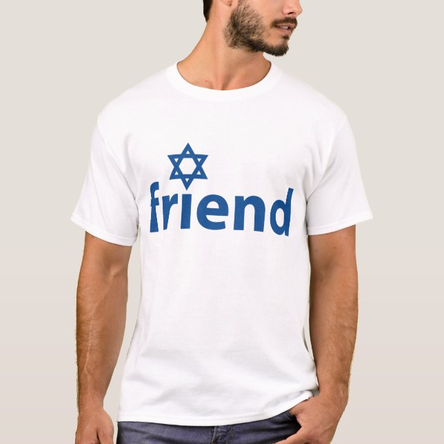 T-shirt Ami de l'Israël (Devant)