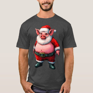 T-shirt ami de porc de Noël