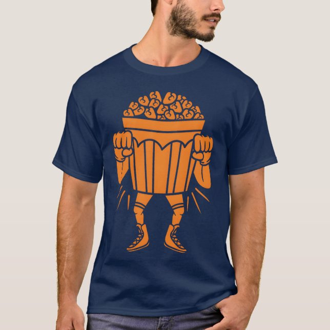 T-shirt Ami du pop-corn fou (Devant)