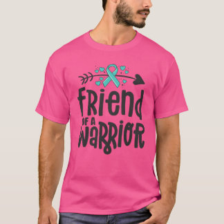 T-shirt Ami D'Un Guerrier Supporteam Cancer De L'Ovarien