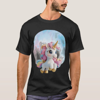 T-shirt ami garçon Licorne de ciel