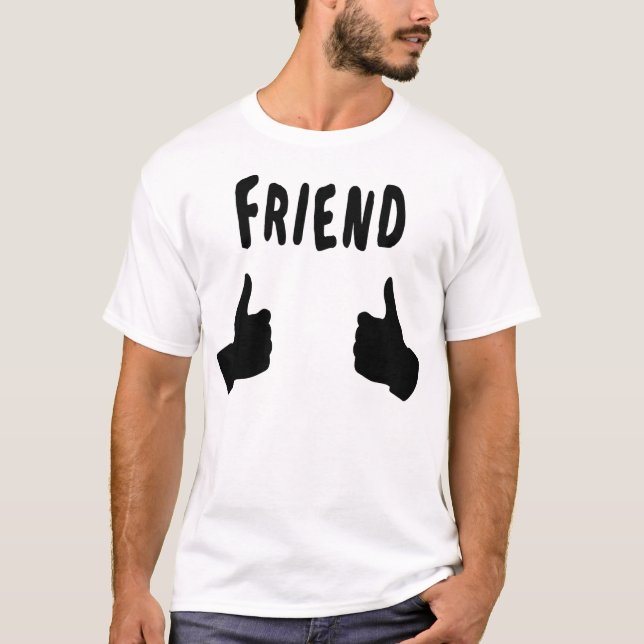 T-shirt - Ami - les pouces foncés (Devant)