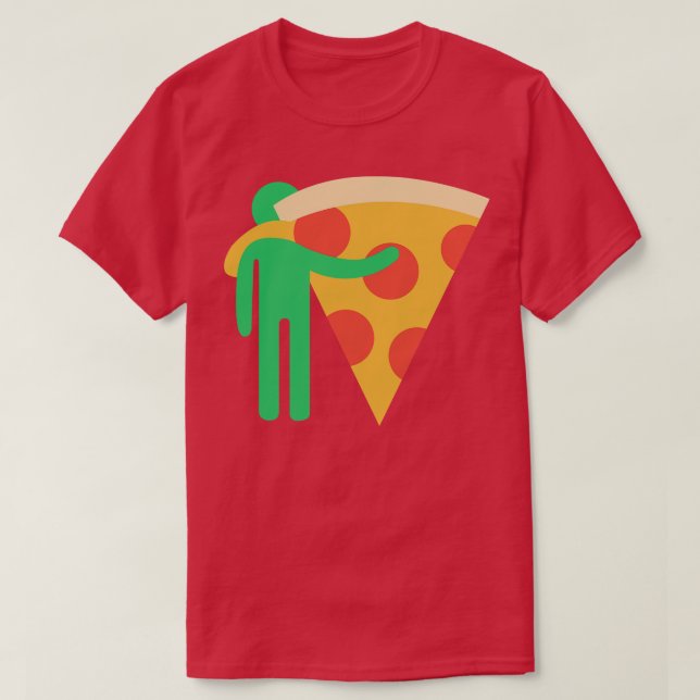 T-shirt ami pizza (Design devant)