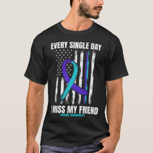 T-shirt Ami Prévention du suicide Drapeau américain