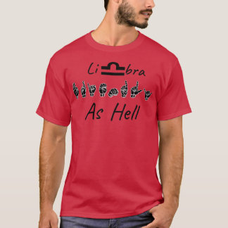 T-shirt AMICAL AS HELL LIBRA ASL Signal Langue Design