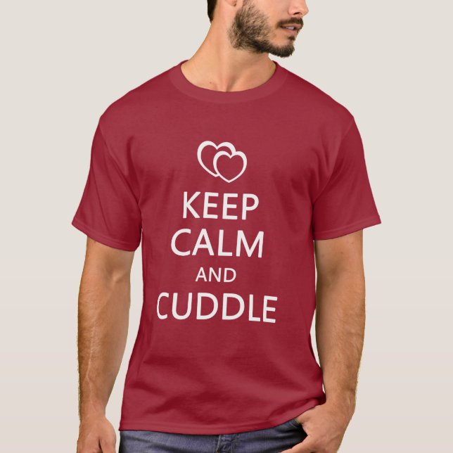 T-shirt Amie d'ami de jour de Valentines de caresse (Devant)