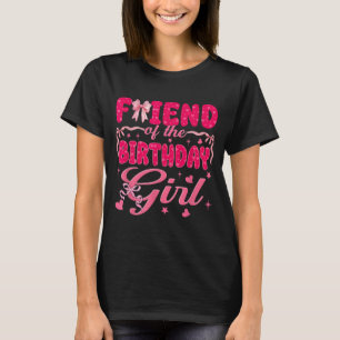 T-shirt Amie de la fille qui fête son anniversaire, Coquet