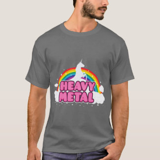 T-shirt Amie Licorne de Heavy Metal