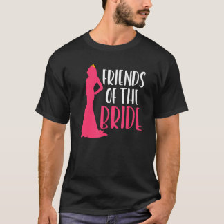 T-shirt Amies de la mariée enterrement de vie de jeune fil