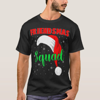 T-shirt Amies Escouade Cool Père Noël Correspondances Amis