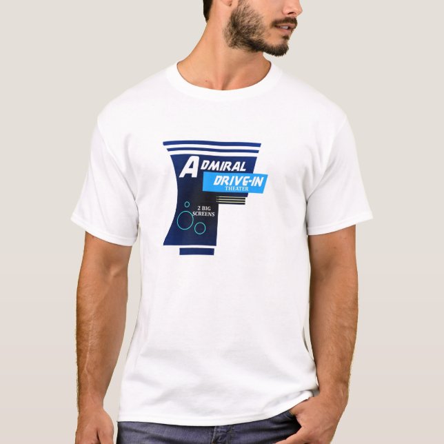 T-shirt Amiral Drive-in Teater Logo (Devant)