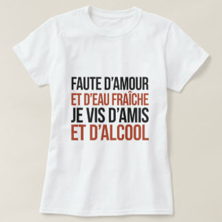 T-shirt Amis & Alcool