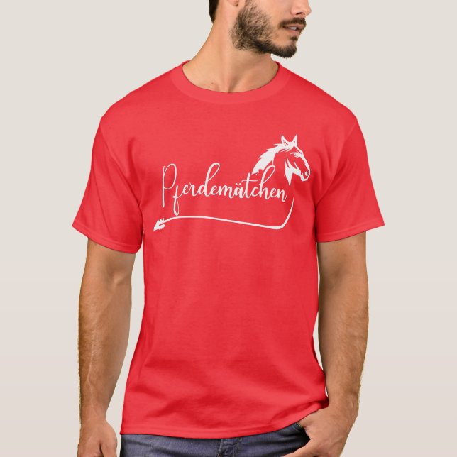 T-shirt Amis amoureux du cheval (Devant)