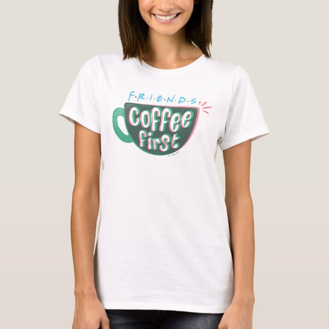 T-shirt AMIS™ | Café d'abord (Devant)