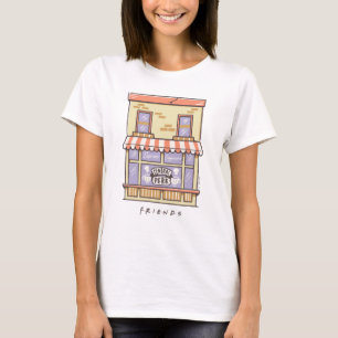 T-shirt AMIS™   Central Perk Cartoon Coffee Shop