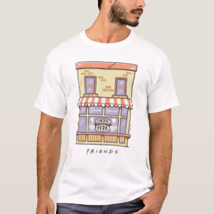 T-shirt AMIS™ Central Perk Cartoon Coffee Shop