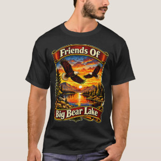 T-shirt Amis de Big Bear Lake Californie Aigle Jackie