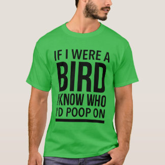 T-shirt Amis de caca d'oiseaux