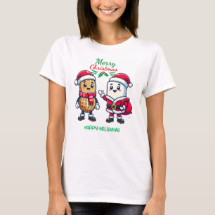 T-shirt Amis de fête : arachide et marshmallow
