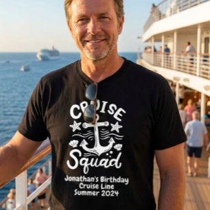 T-shirt Amis de groupe Squad Personnalisé Anniversaire Bla