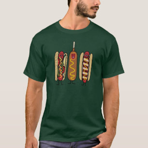 T-shirt Amis de hot-dog