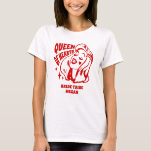 T-shirt Amis de la mariée Reine de Cœur Tribu