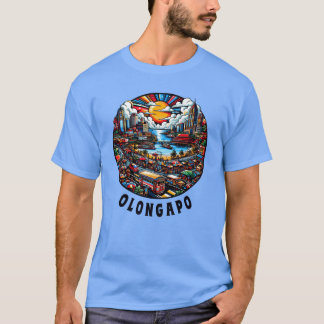 T-shirt Amis de la ville d'Olongapo Philippines Skyline