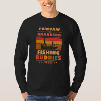 T-shirt Amis de papy pour la vie pêche sincère