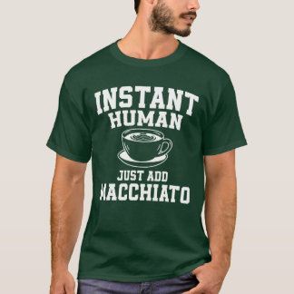 T-shirt Amis drôles de Macchiato Caff Latte italiens