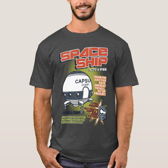 T-shirt amis du vaisseau spatial (Devant)