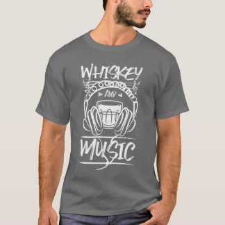 T-shirt amis du whiskey et de la musique